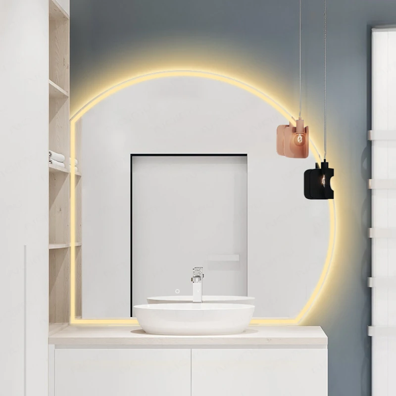 Настенные клейкие зеркала Зеркало для бритья и душа ванной комнаты Аксессуары