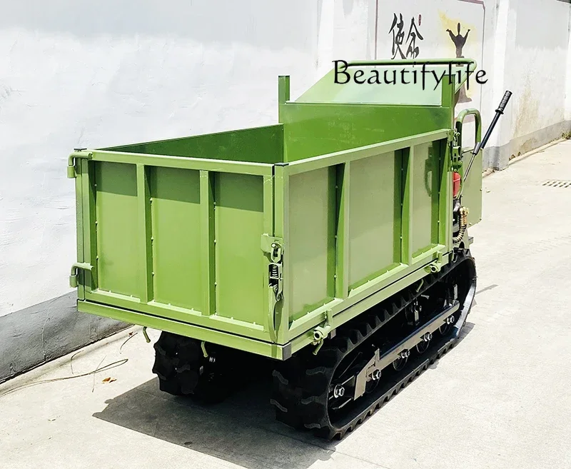 Электрический гидравлический саморазгрузчик на гусеничном ходу дизельный