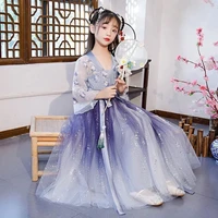 for height 100cm 140cm 150cm chinese traditional dress for kids girl child traditional hanfu dress carnival cosplay costumes