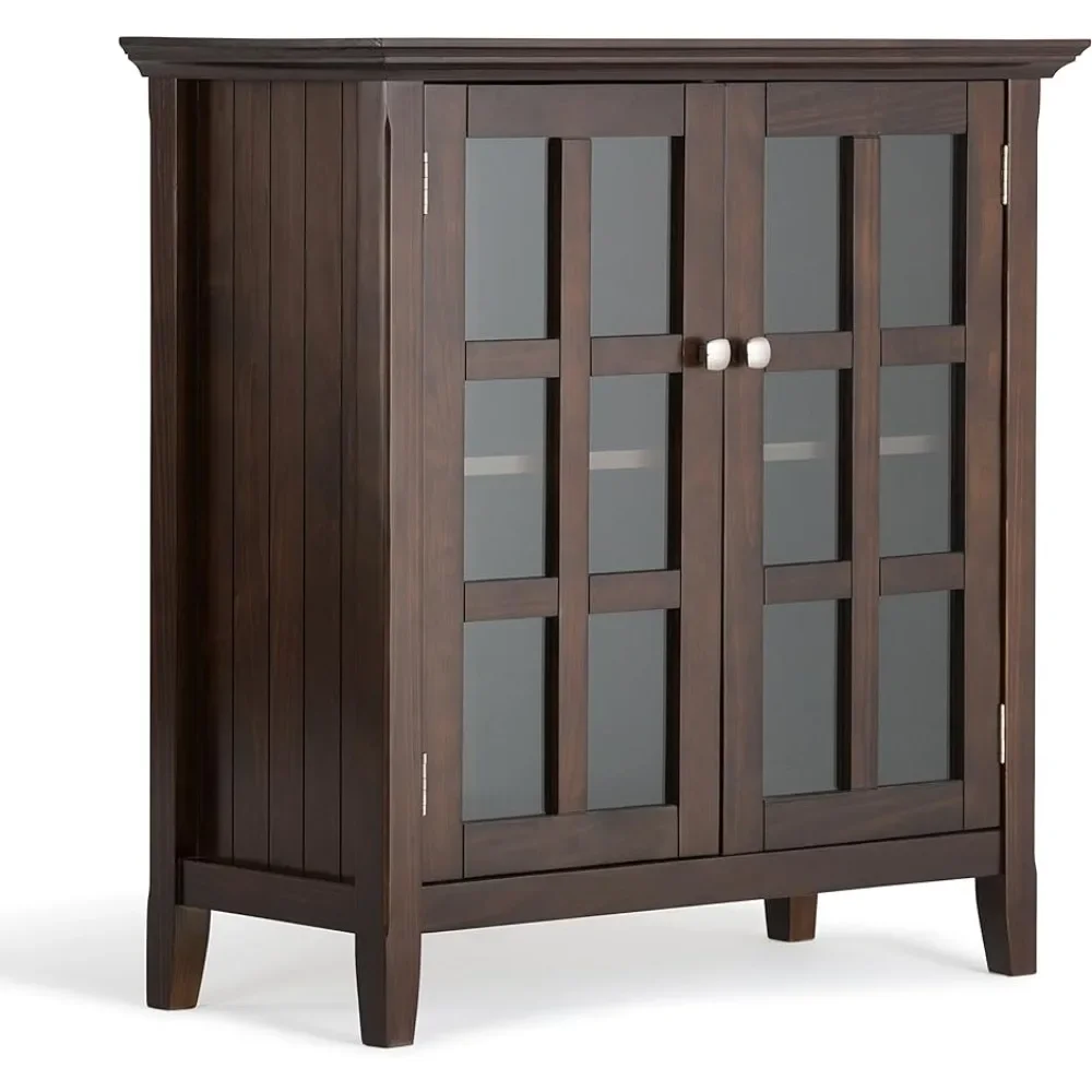 Металлический шкаф из массива дерева диагональю 35 дюймов с двумя дверцами