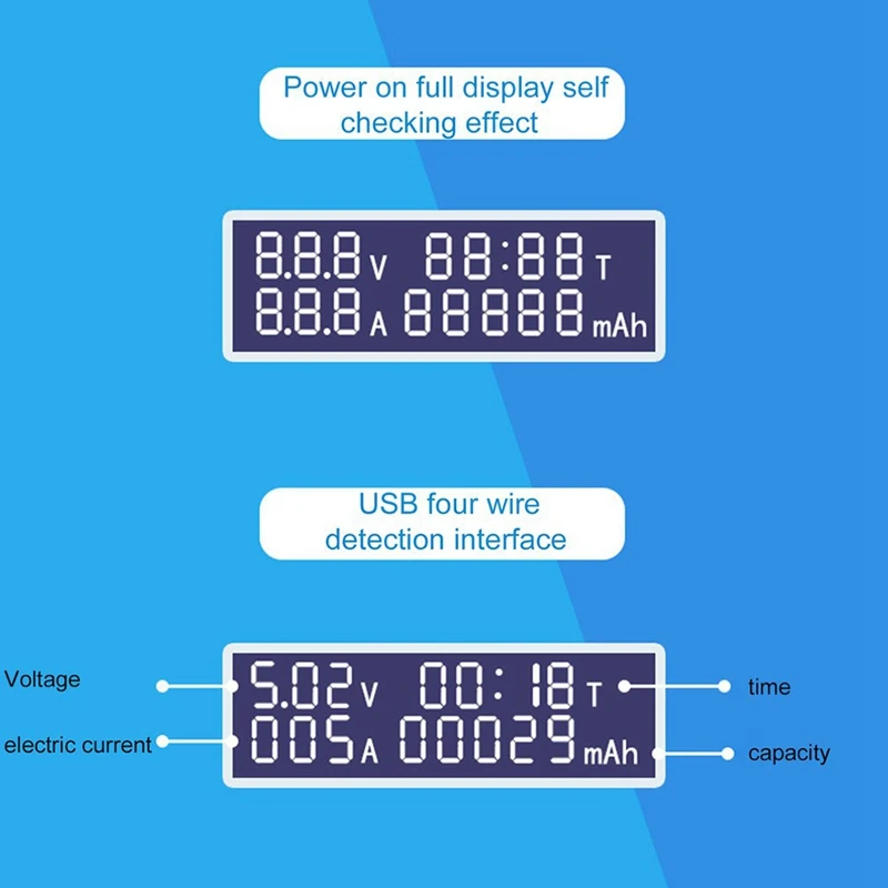 Повышение! Тестер USB DC Power Meter 3V-9V Цифровой вольтметр Voltimetro Volt Wattmeter Детектор напряжения on.