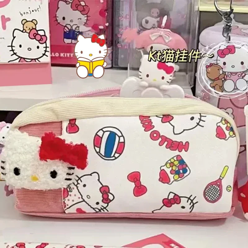 Sanrio Kawaii Cinnamoroll пеналы Hello Kitty Kuromi студенческие канцелярские принадлежности для