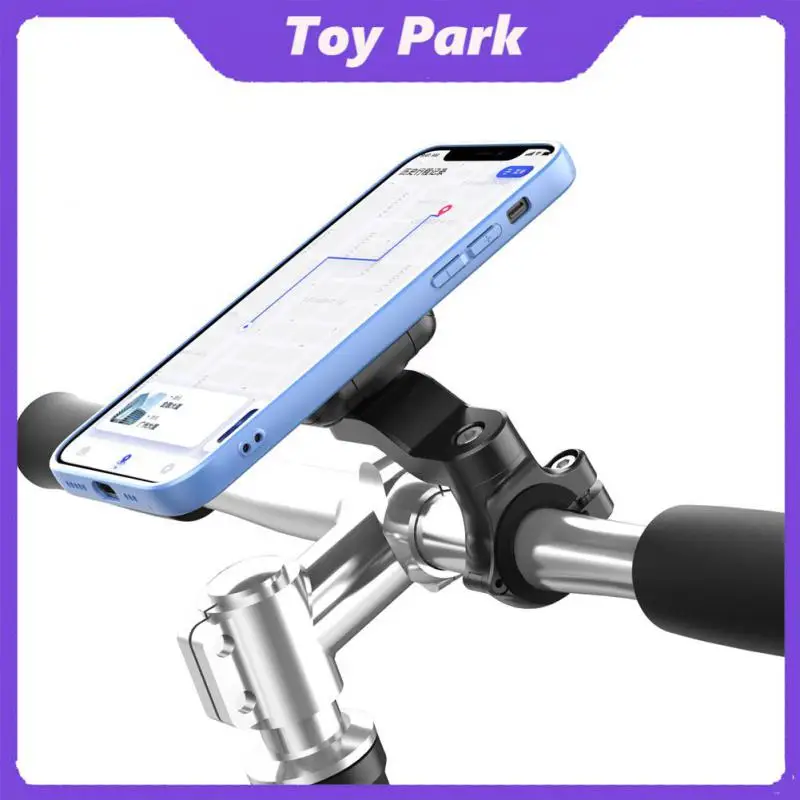 

Magnetic Suction Bicycle Mobile Phone Holder 360 Rotation Car Mount Automatic Alignment Innovative Bracket Bike Phone Holder