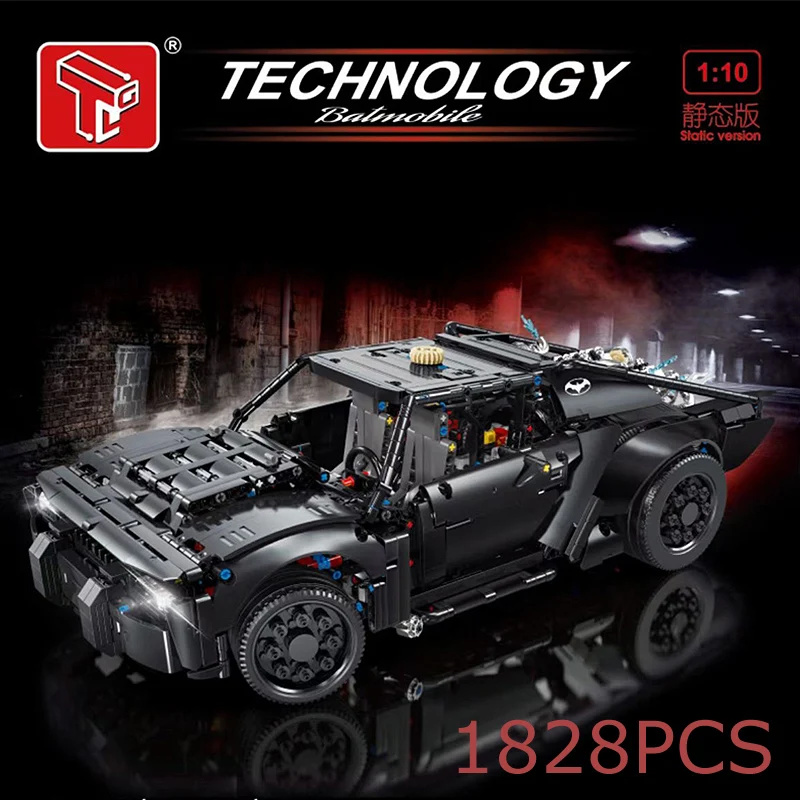 

42127 Batmobile Vehicle Building Blocks Chariot Hero Creative Car Bricks DIY Toys Birthday Gifts for Children Kids T5029