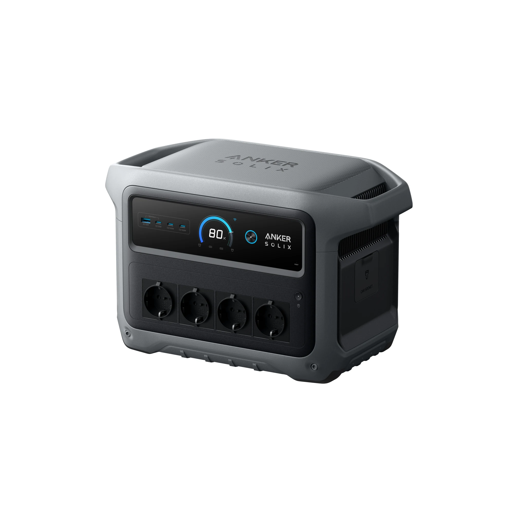 Anker SOLIX C1000X Gen 2 Power Station – Portable Solar Power Station, 1024 Wh Battery, 4x2000W Solar Generator