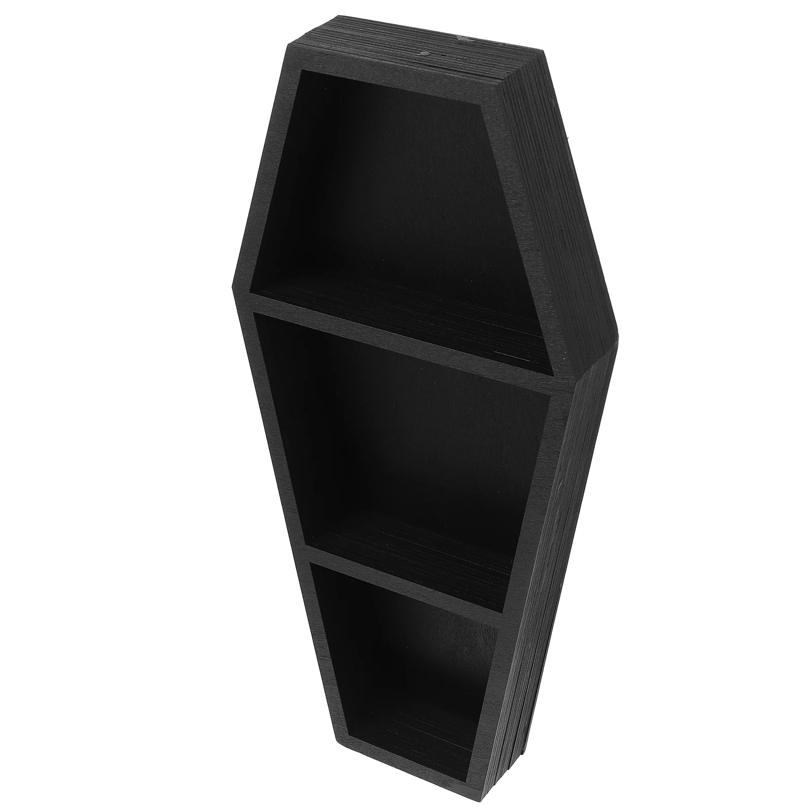 

Coffin Bookcase Shelf Wall Floating Decorative Gothic Bookshelf Shelves Shaped Display