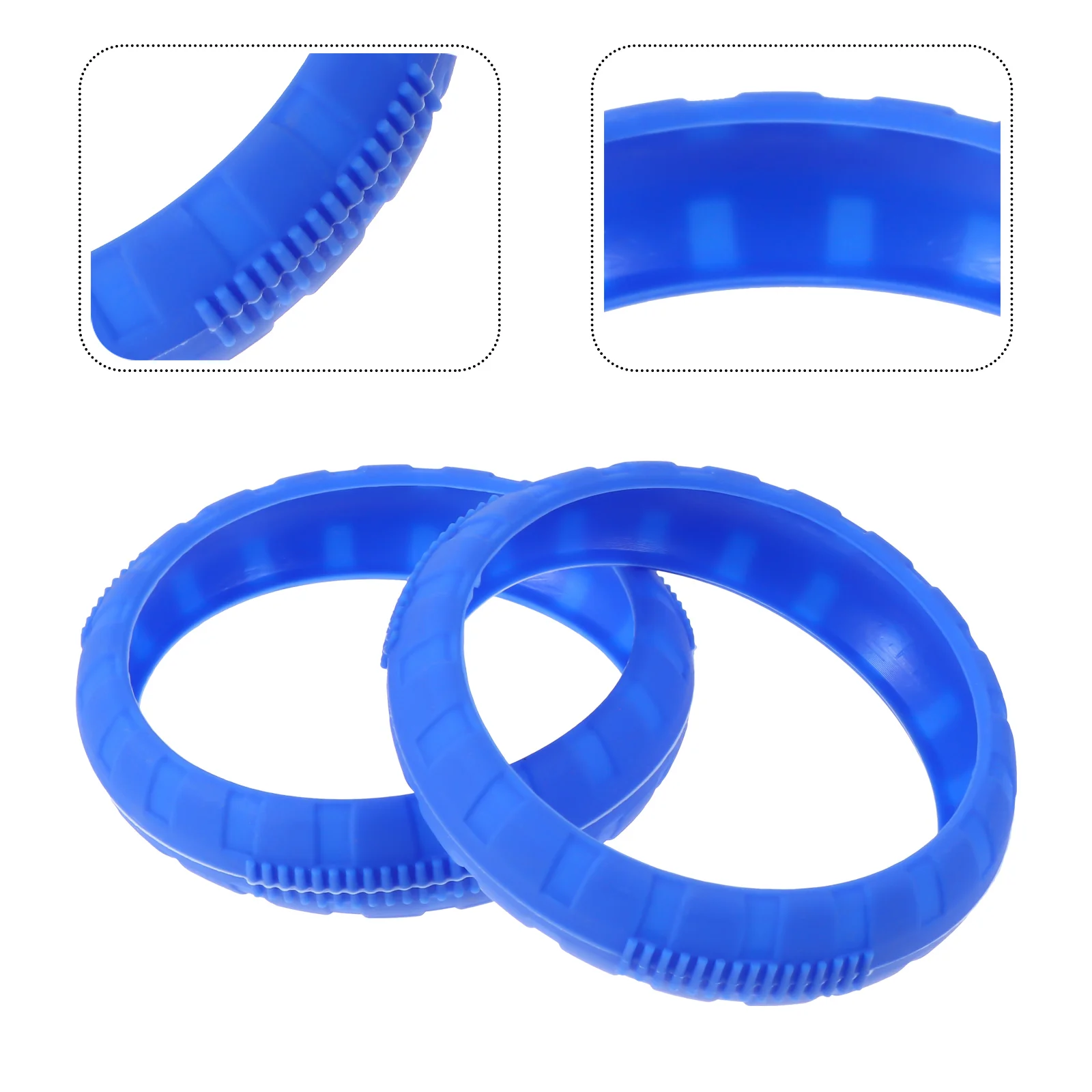 

2PCS Weightlifting Cover Rubber Dumbbell Cover Dumbbells Weight Accessory Practical Dumbbell Cover Wear Resistant Dumbbell Cover