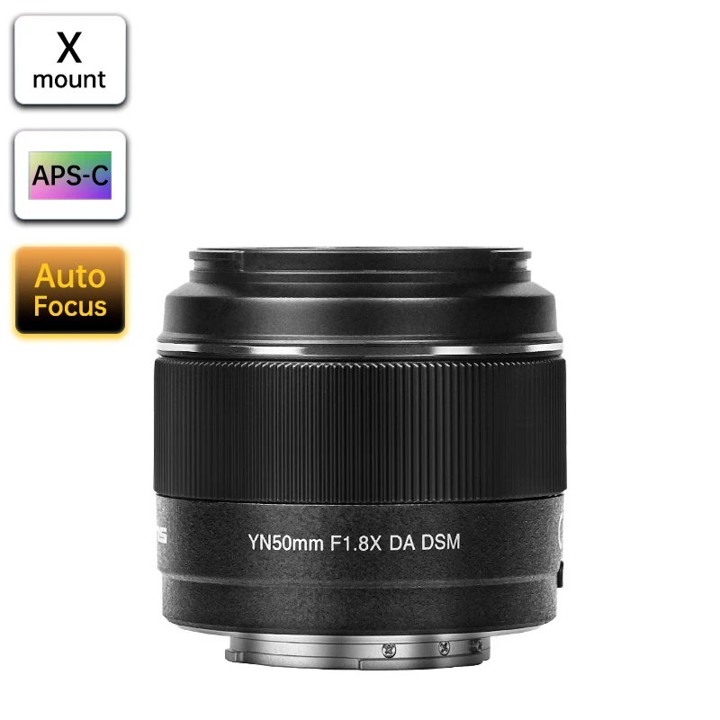 Фото YONGNUO YN50mm F1.8X DA DSM Fujifilm XF Mount беззеркальный объектив с автофокусом для Fuji Fujifilm X-Mount X-T3 X-T2 X-H1 X20 X-T30 X-T2 №3