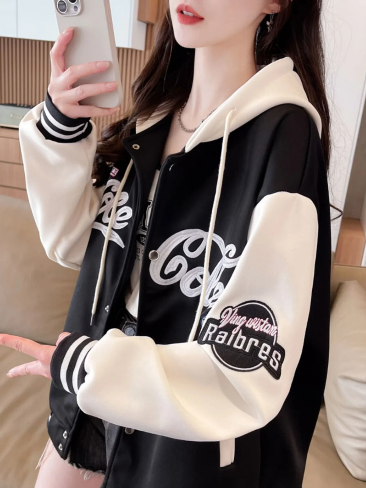 Утолщенная бейсбольная форма на флисовой подкладке верхняя одежда для женщин