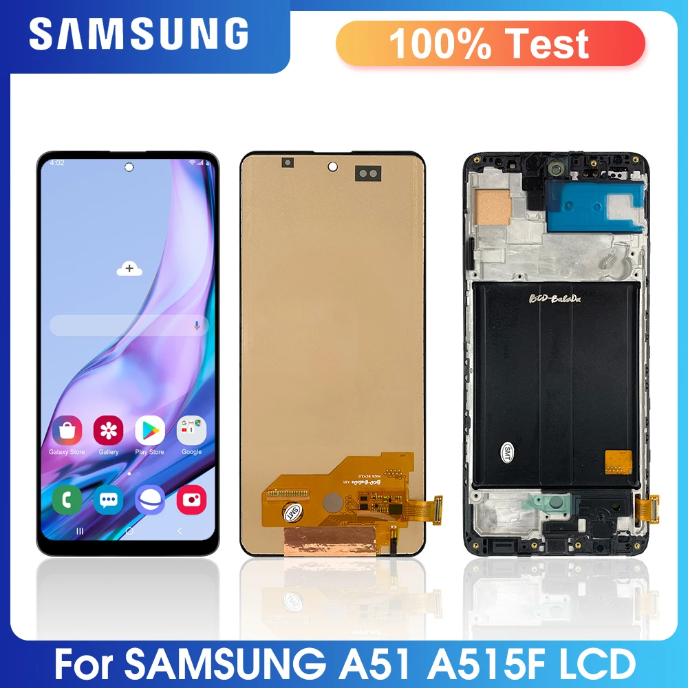 ЖК-дисплей 6 5 &quotTFT для Samsung Galaxy A51 A515 сенсорный экран в сборе SamsungA51 A515F A515U A515W ремонт