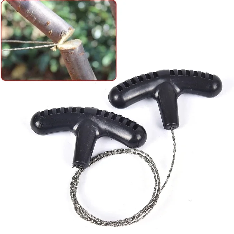 

1PC Steel Wire Kits Manual Hand Steel Rope Chain Saw Practical Portable Emergency Survival Gear Travel Tools Outdoor Camping