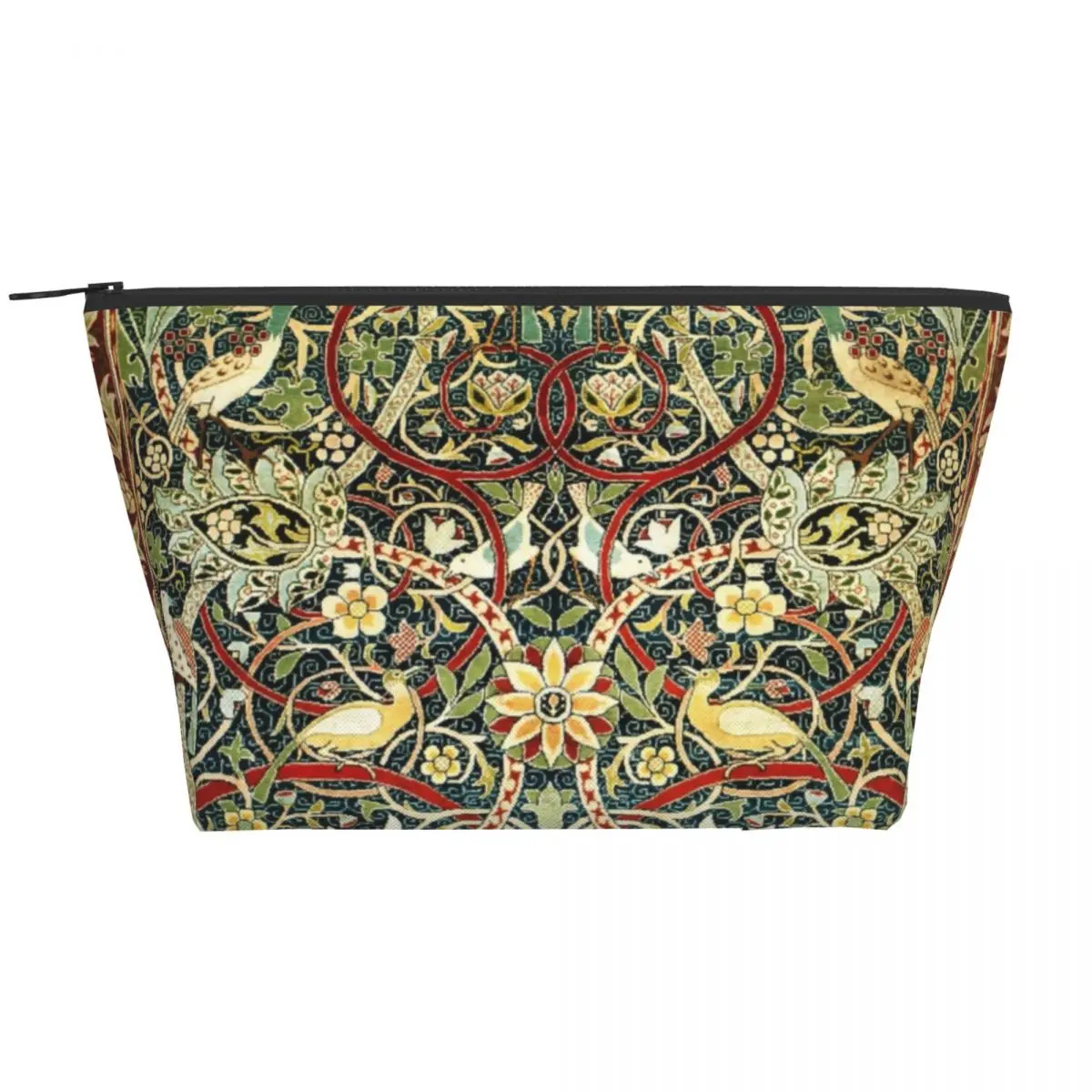 

Fashion William Morris Bullerswood Antique Rug Print Travel Toiletry Bag Women Makeup Cosmetic Organizer Beauty Storage Dopp Kit