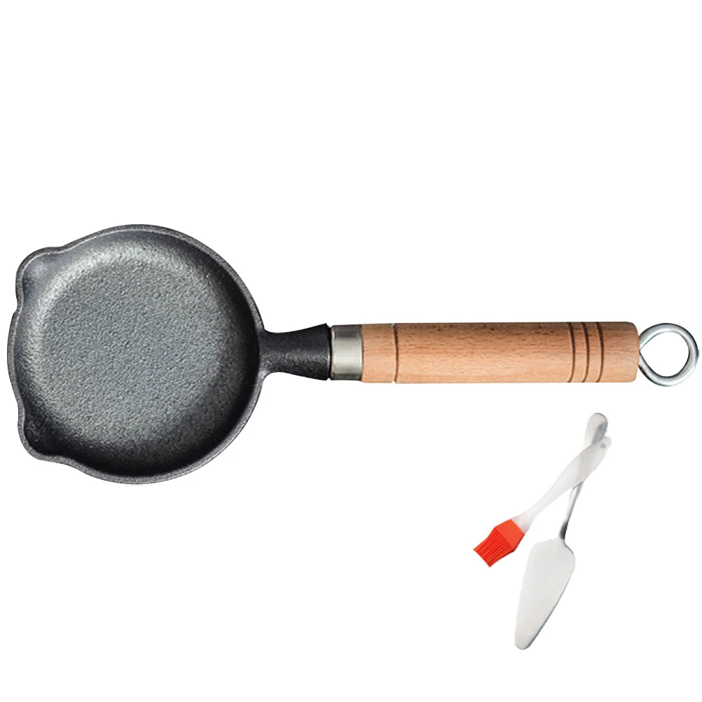 

1 Set Cast Handle Skillet Stove Egg Pan Nonstick Breakfast Pan Cooking Pan Frying Pan for Kitchen Restaurant Home
