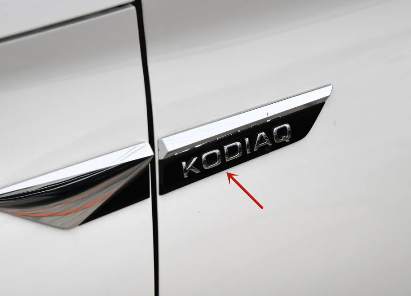 

Для Skoda Kodiaq 2016-2019 Подлинная оригинальная наклейка с боковыми крыльями, декоративная полоса, Стайлинг автомобиля