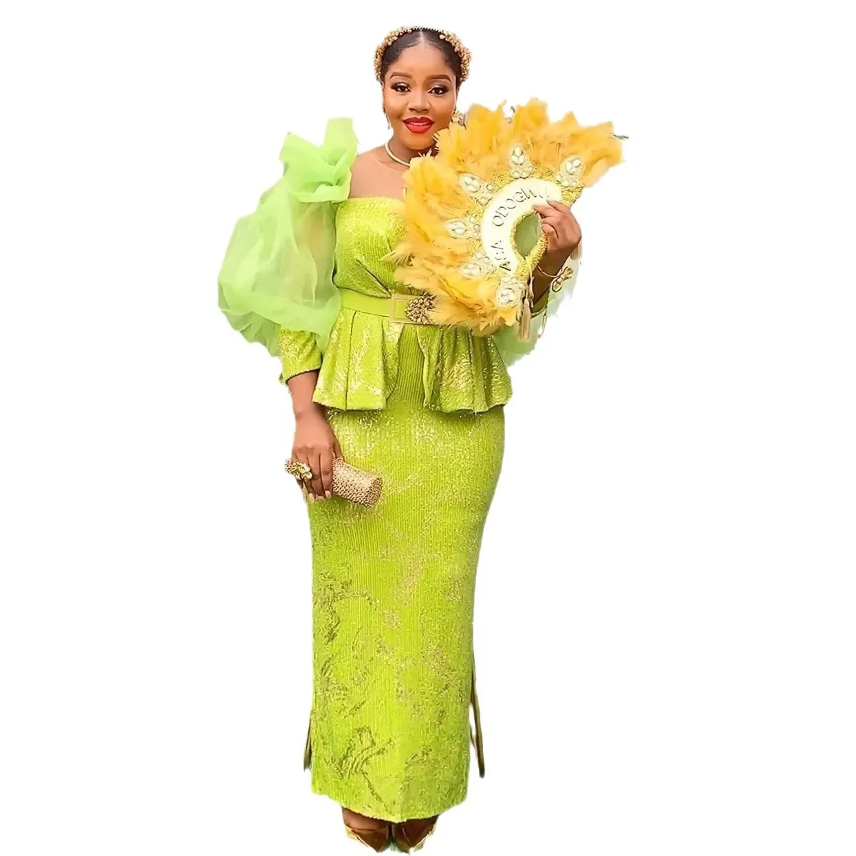 Африканские платья с блестками для женщин модные рождественские вечерние