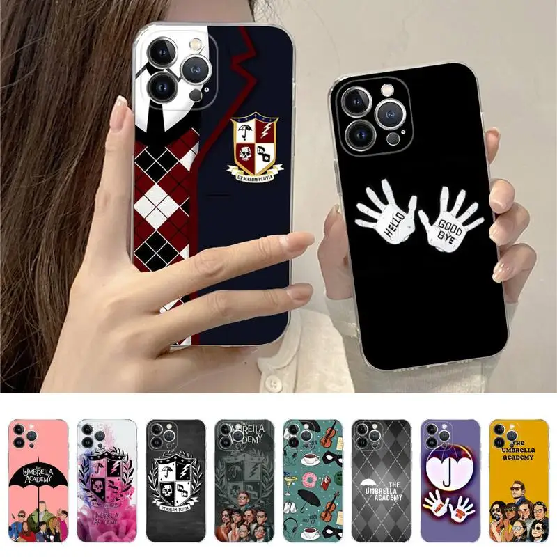 

Cartoon The Umbrella Academy Phone Case For iPhone 14 11 12 13 Mini Pro XS Max Cover 6 7 8 Plus X XR SE 2020 Funda Shell