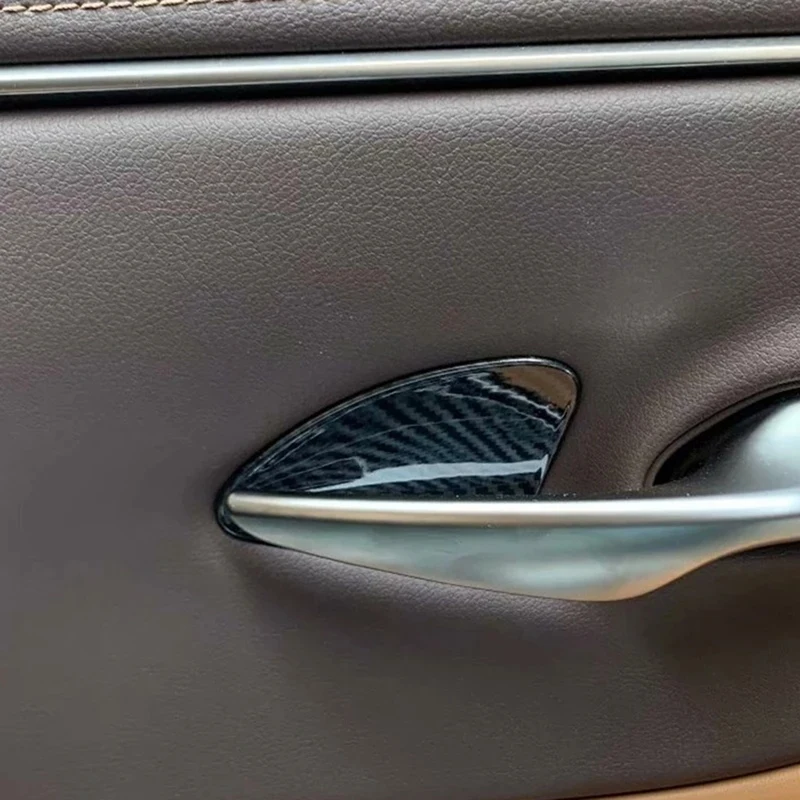 

Carbon Fiber Inner Door Wrist Patch Inner Handle Decoration Bowl Sticker Moulding Trim for Lexus ES200 ES260 2018