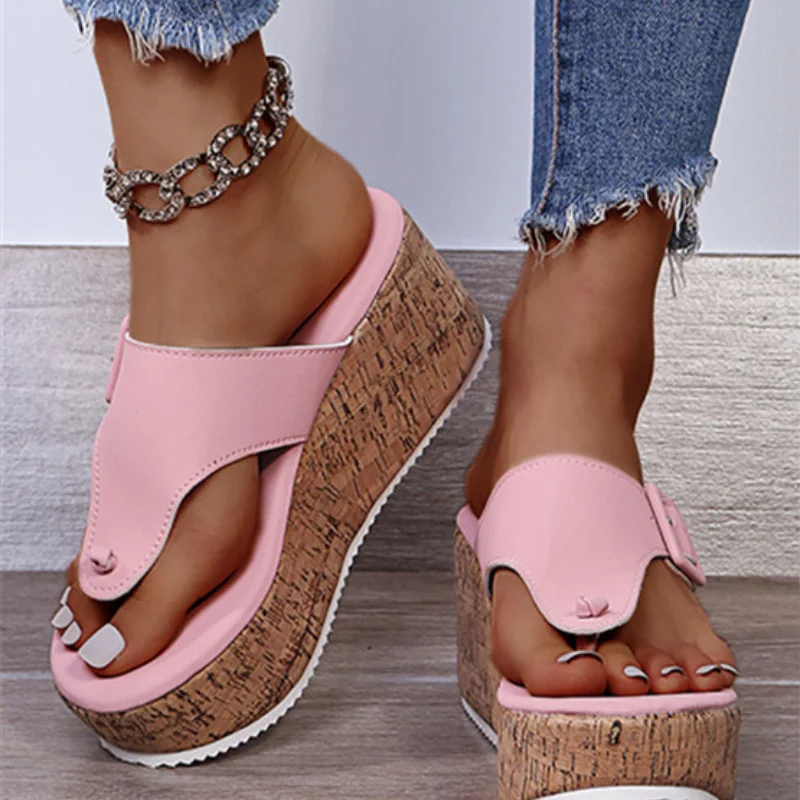 

босоножки женские каблук Толстое дно Увеличить Ремень Новый пункт Тенденции сандалии женские летняя обувь женская Сандалии женские н...