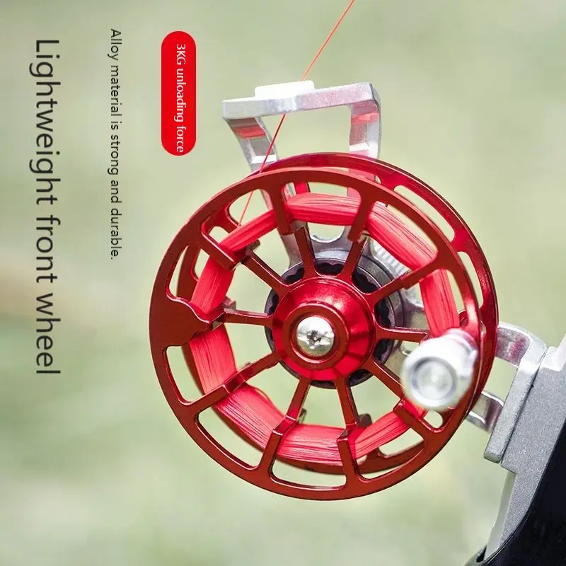 

PRO BEROS All Metal Sea Fly Fishing Reel Winter Ice Fishing Wheel CNC-machined Fly Reel Jigging Bait Reels Pike Carp Accessories
