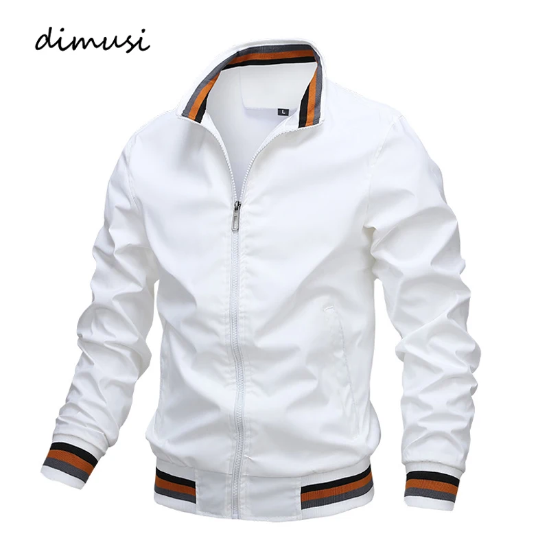 

DIMUSI Spring Autumn Men's Bomber Jacket Casual Mens Outwear Windreaker Zipper Coats Fashion Baseball Jackets Man Brand Clothing