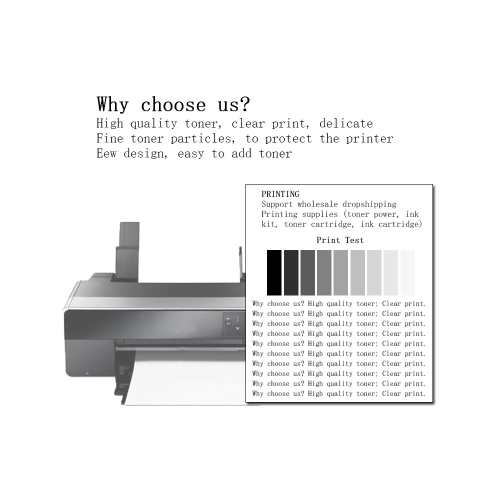 Black Toner Powder Compatible for Lexmark Printer E230 E232 E234 E240 E330 E332 E340 E342 Printer Toner Refill
