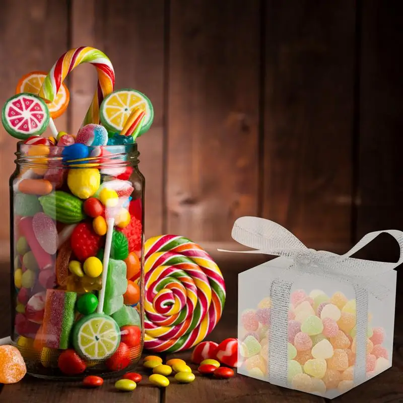 Коробки конфеты свадебные прозрачные подарочные коробки для вечеринок кубики