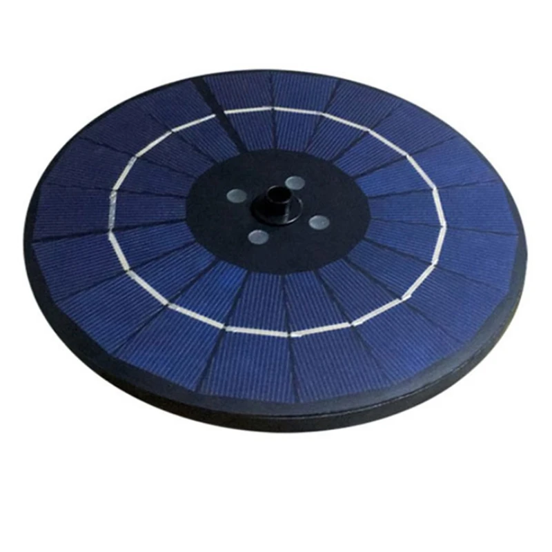 

3W Solar Fountain Pump,Floating Water Fountain With 5 Nozzle,Solar Power Fountain Pump For Birdbath Pond Pool Fish Tank