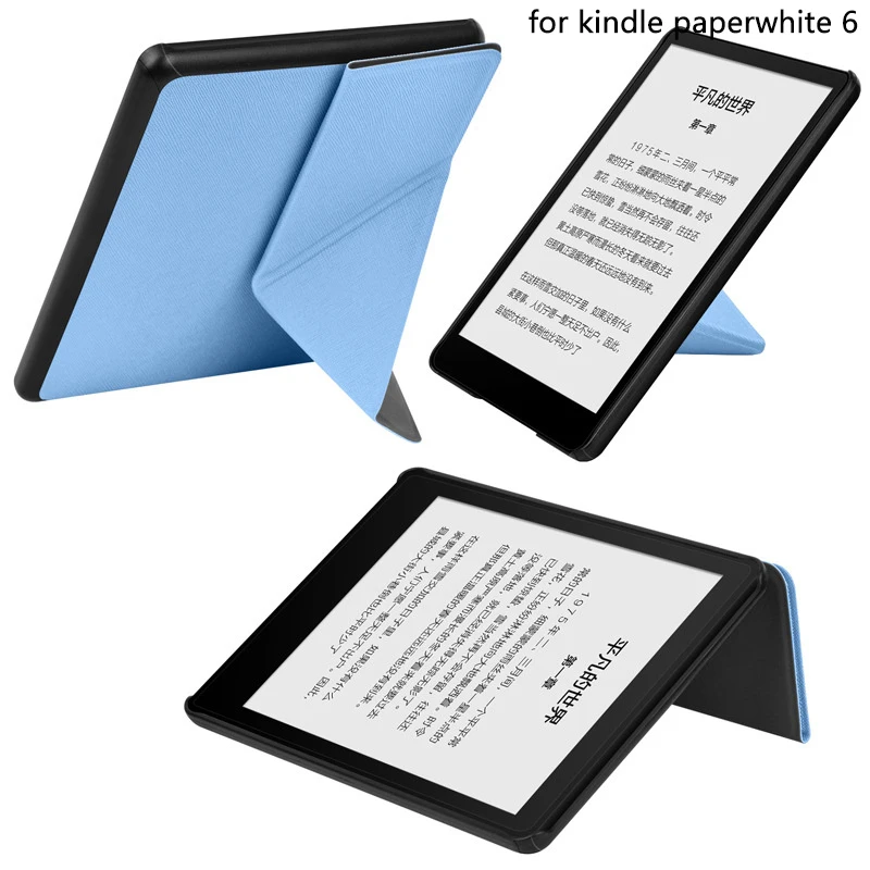 Складной защитный чехол с ручкой и держателем для Kindle Paperwhite 6 2024 многоугольный