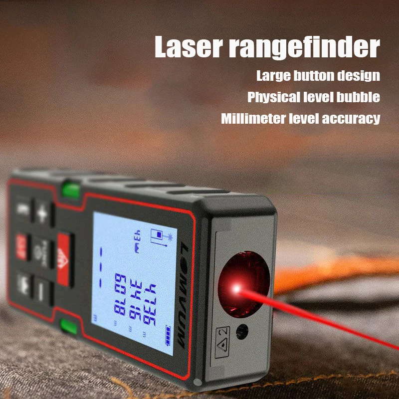 

Hoto Level Laser Rangefinder Promotions Distance Height Measuring Electronic Angle Digital Meter Construction Survey Tool