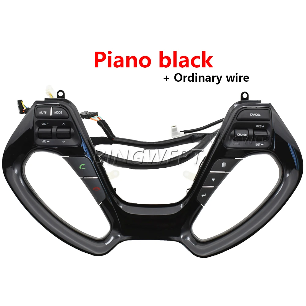 

BINGWFPT Многофункциональная кнопка рулевого колеса круиз для KIA CERATO K3 2016 2017 K3S ceed JD 2014 обжимной контроллер переключатели для автомобиля