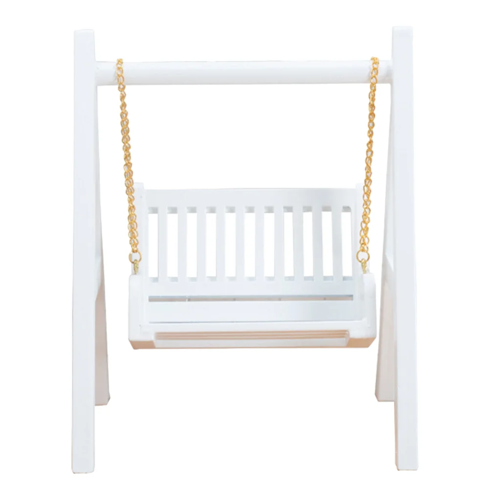 

Vintage Wood Furniture Model Wooden Swing Dollhouse Accessories