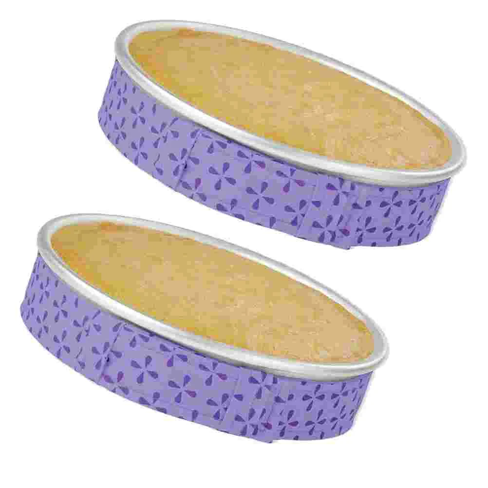 

Cake Baking Belt Strips Even Pan Bake Strap Dampen Strip Bakeware Level Protection Wraps Tray Tin Outfit Round Sleeves