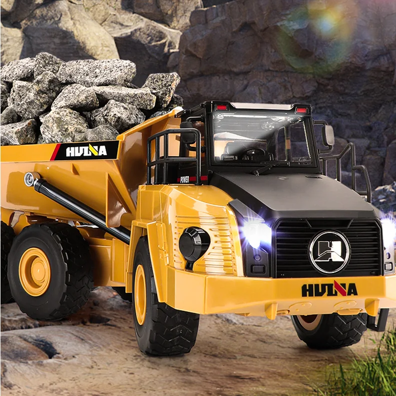 Самосвал Huina 1568 RC из сплава самосвал с дистанционным управлением модель