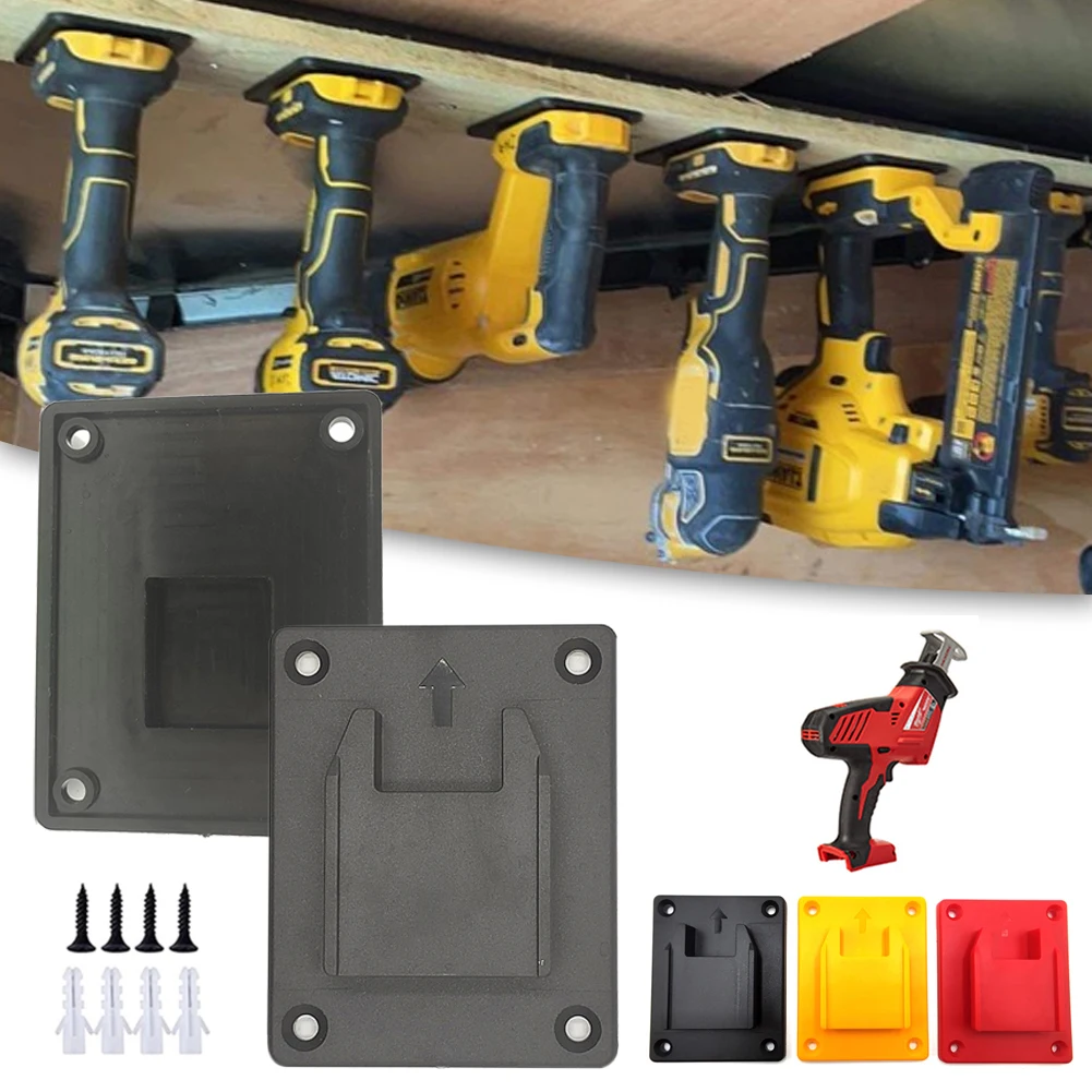 Tool Holders For Dewalt 14.4V 18V 20V Drill with 4 Mounting Nails Tool Mount Fit for Milwaukee M18 18V Tools Hanger Storage Rack