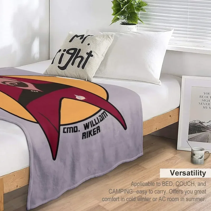 Декоративное одеяло для манги Commander Riker