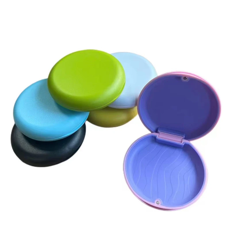 

Fake Teeth Box Orthodontic Case Dental Retainer Dentist Mouth Guard Oral Hygiene Oral Care Organizer Denture Storage Boxes
