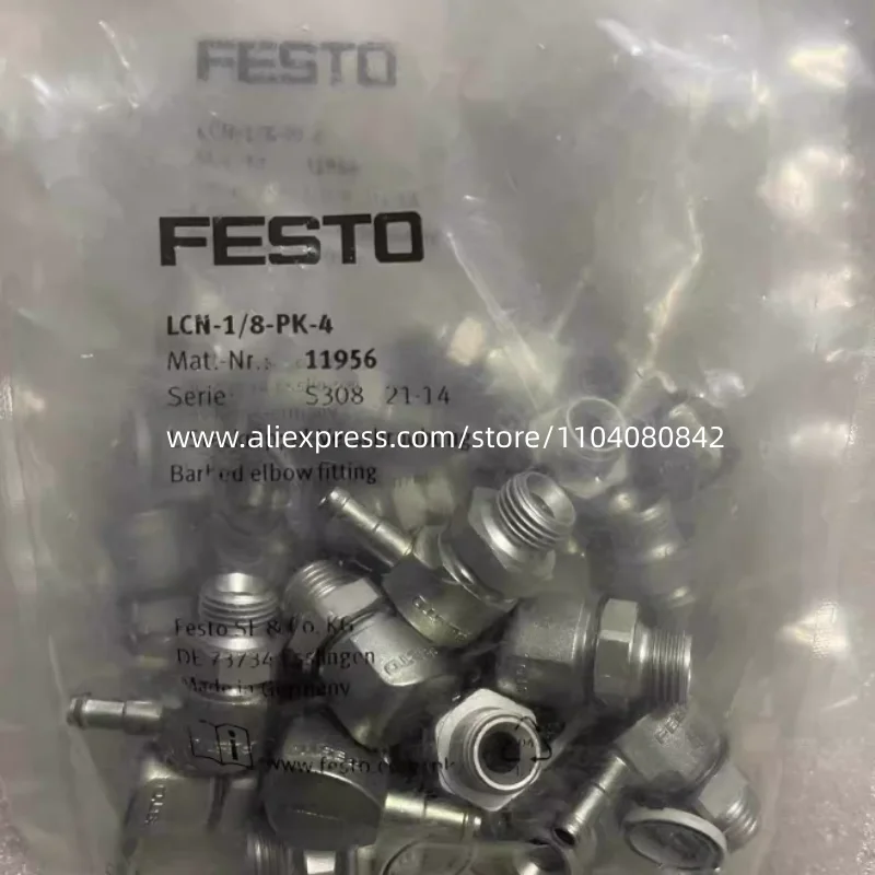 Новый оригинальный коннектор Festo 12958-LCN-1/4-PK-4 12959-LCN-1/4-PK-6 10 шт.