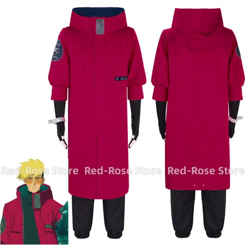 

Новинка 2023, костюм для косплея из аниме Trigun Vash The Stampede, мужские костюмы для взрослых, пальто, брюки, костюмы на Хэллоуин, карнавал, косплей кос...