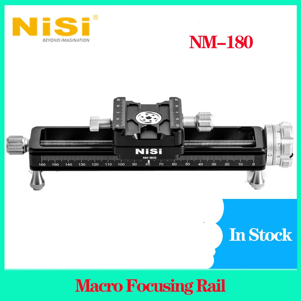 

Nisi NM-180 рельсовая фокусировка для макросъемки рельсовая направляющая для фотокамеры рельсовая направляющая для видеозаписи для настольной съемки 1/4 винт для цифровой зеркальной камеры