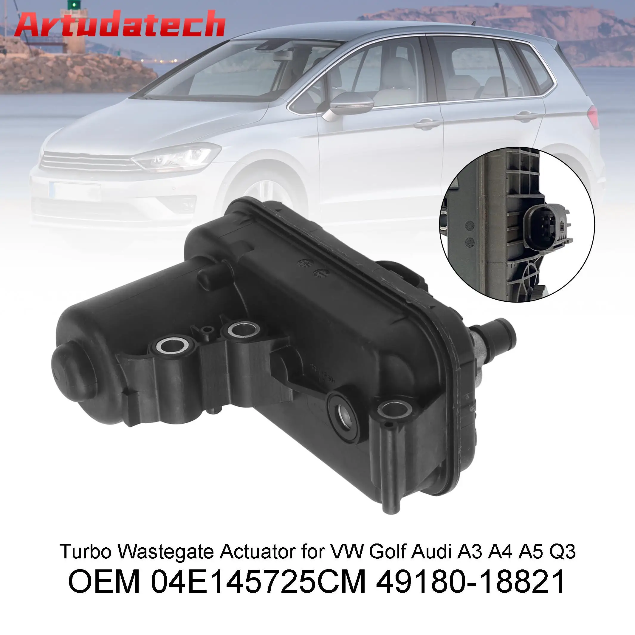 

Artudatech привод для отходов турбокомпрессора 04E145725CM 49180-18821 для VW Golf Passat, автомобильные аксессуары