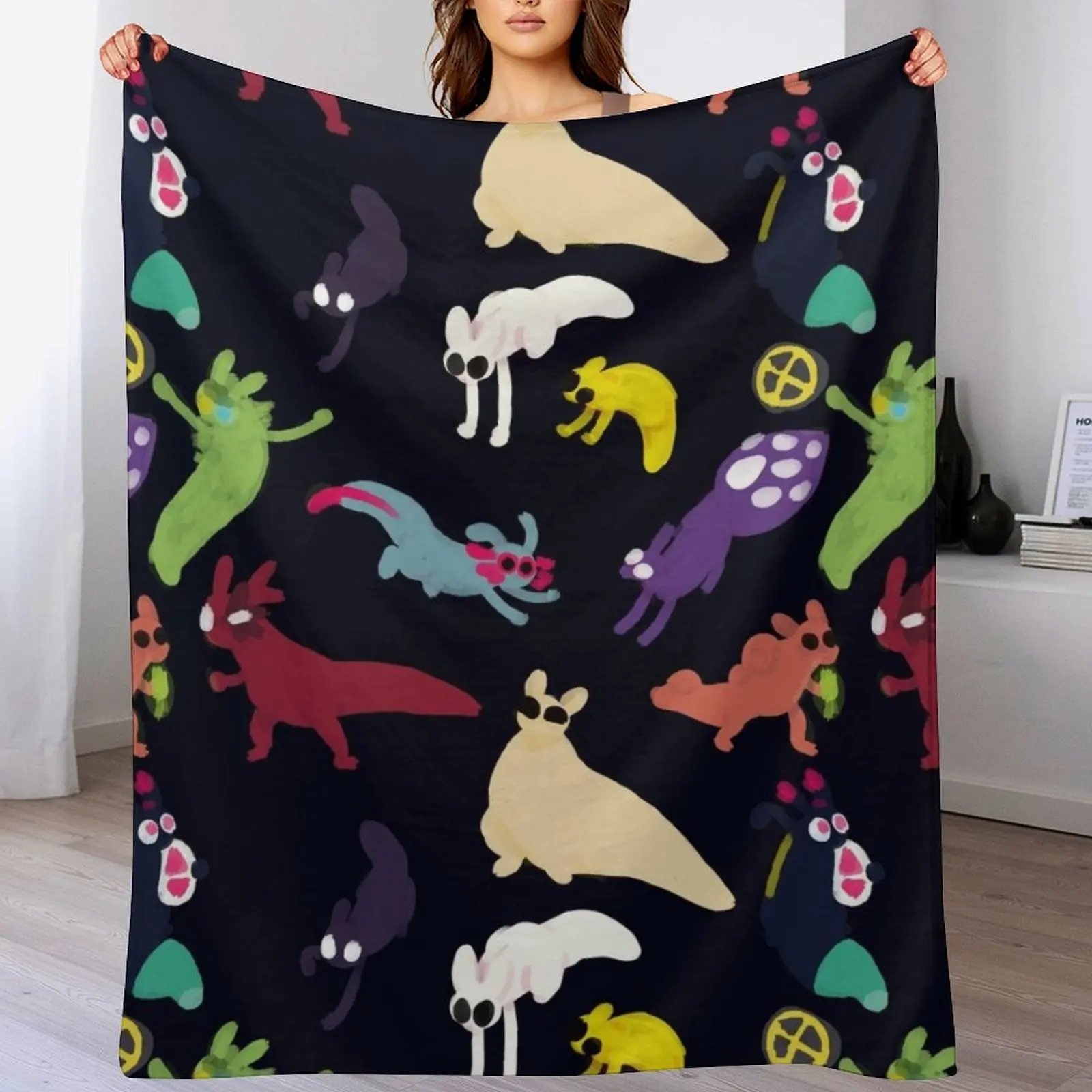 Одеяло с рисунком slugcats спальный мешок одеяла для кровати