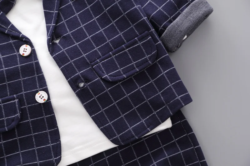 3 шт. осенняя хлопковая Футболка и штаны для мальчиков |