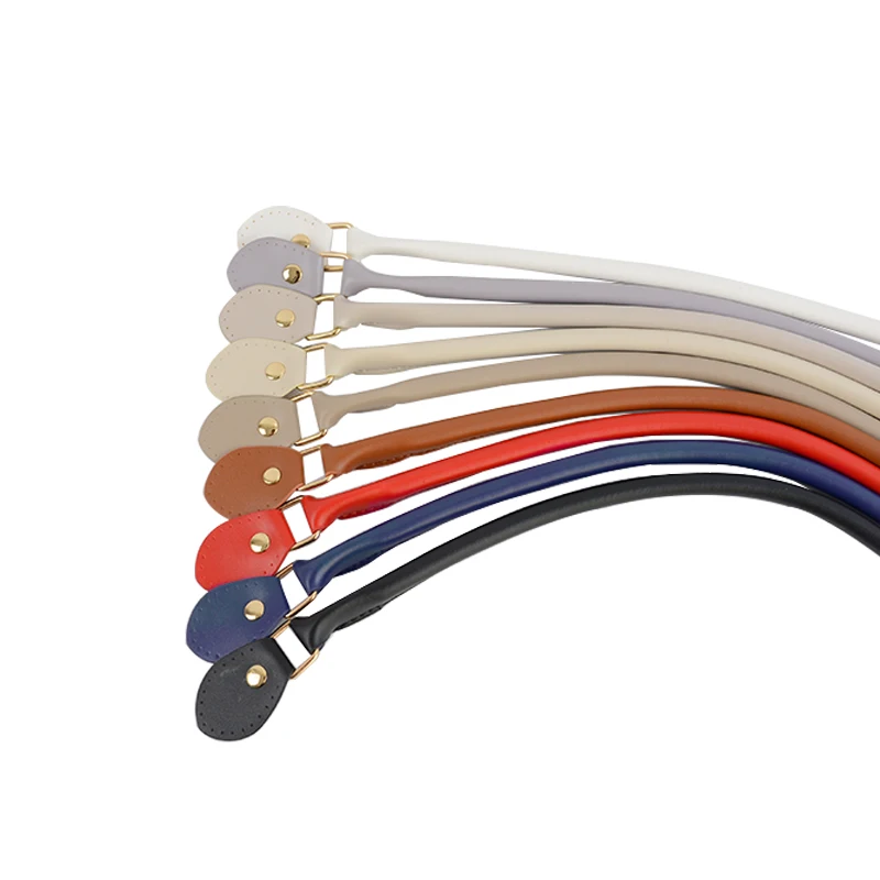 New long PU Leather Hand Sewn Strap Fashion Ladies Women Handbag DIY Handles for Bag Replacement Accessories