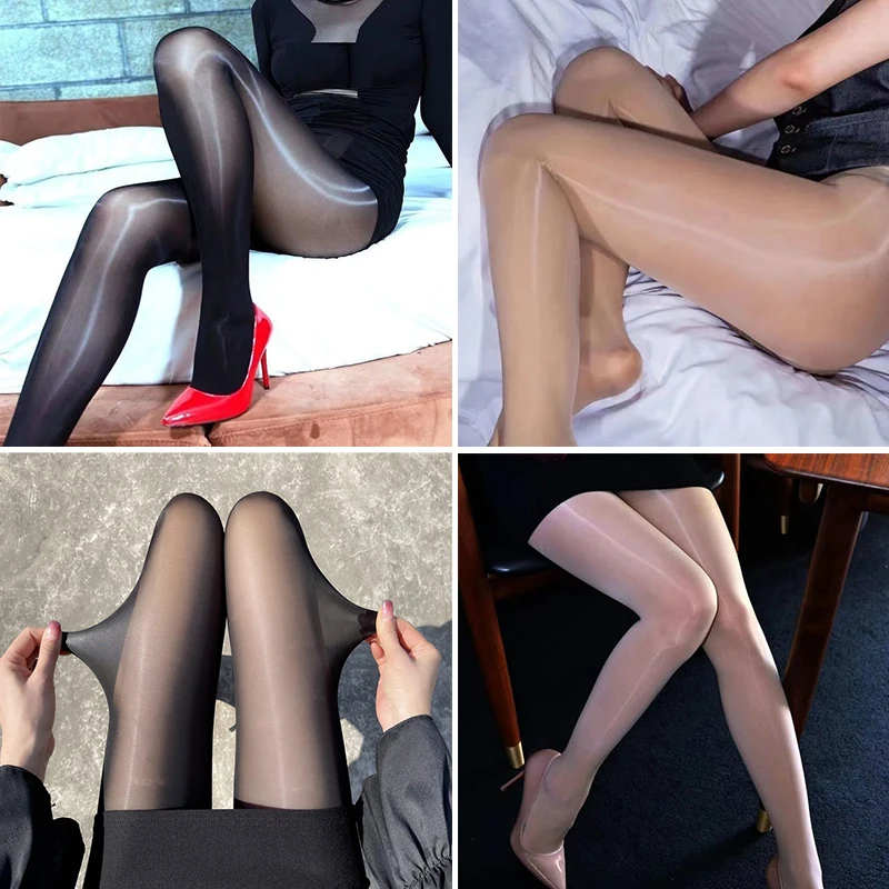 

Women Horse Oil Stockings Shiny Smooth Clubwear Stockings High Waist Elastic Tights Large Size Sexy Pantyhose Tights