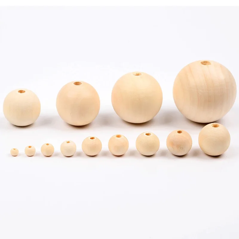 Деревянные бусины 4-60 мм