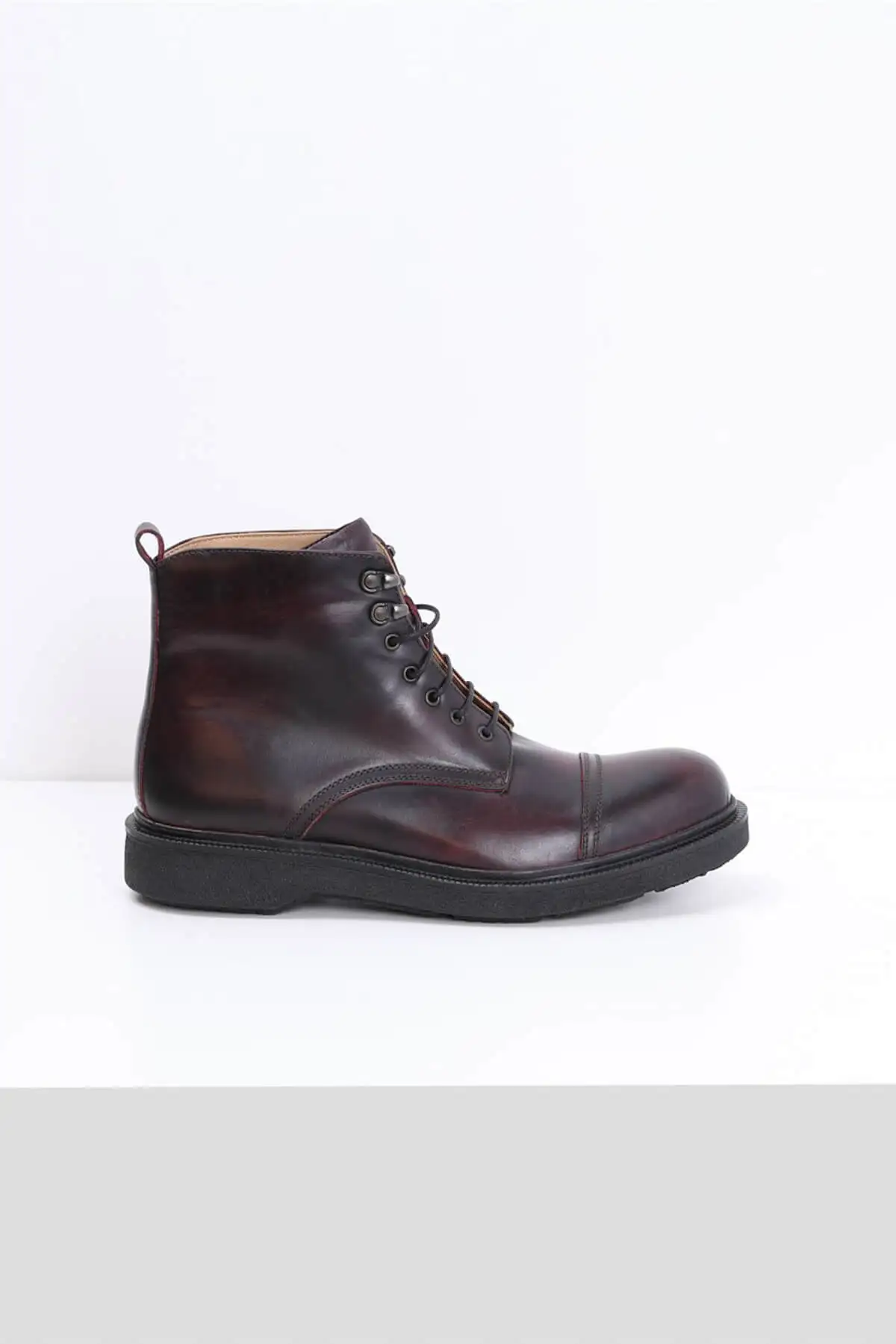 

VINCENT BURGUNDY LFWMSO Outdoor Casual Shoes Warm Activities Hiking Boots Quality Work Boots