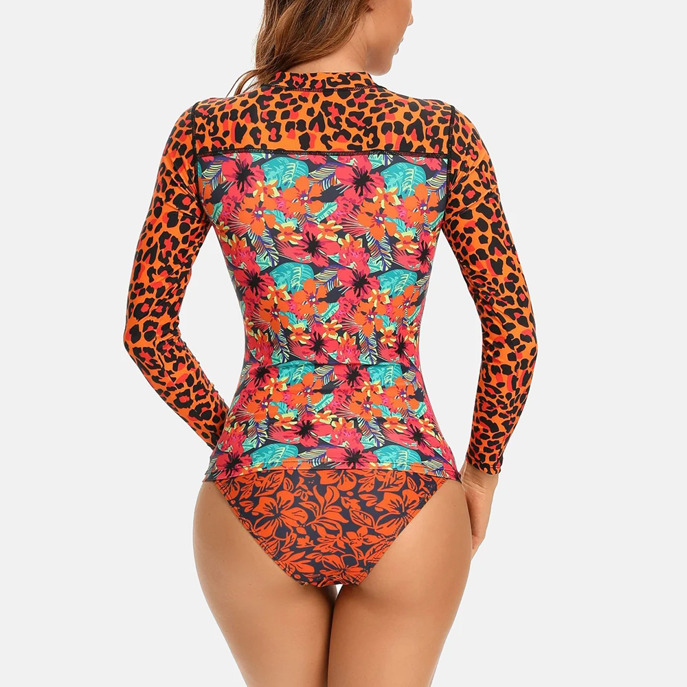 Женский раздельный купальник Charmo из двух предметов с леопардовым принтом брифы