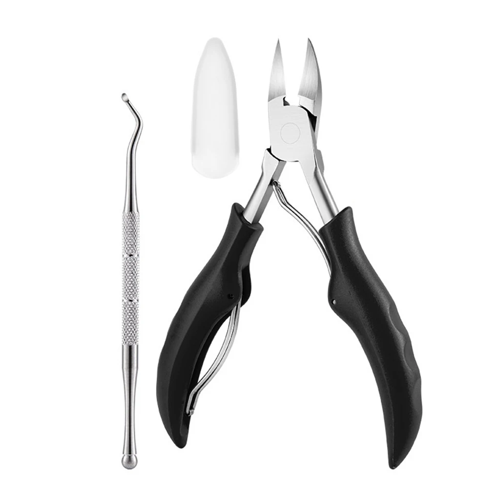 

Nail Clippers Kit For Thick Nails with Nail Clippers Toenail Lifter Cuticle Cutter For Ingrown Thick Hard Toe Nail Finger