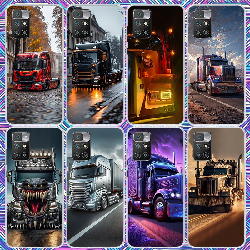 Фото Чехол для телефона Trucks SA-AB для Xiaomi Redmi Note 10 9 9S 8 8T 7 Pro Mi 15 Ultra 14 12T 11T 10T 9T 12 11 Lite с принтом №1