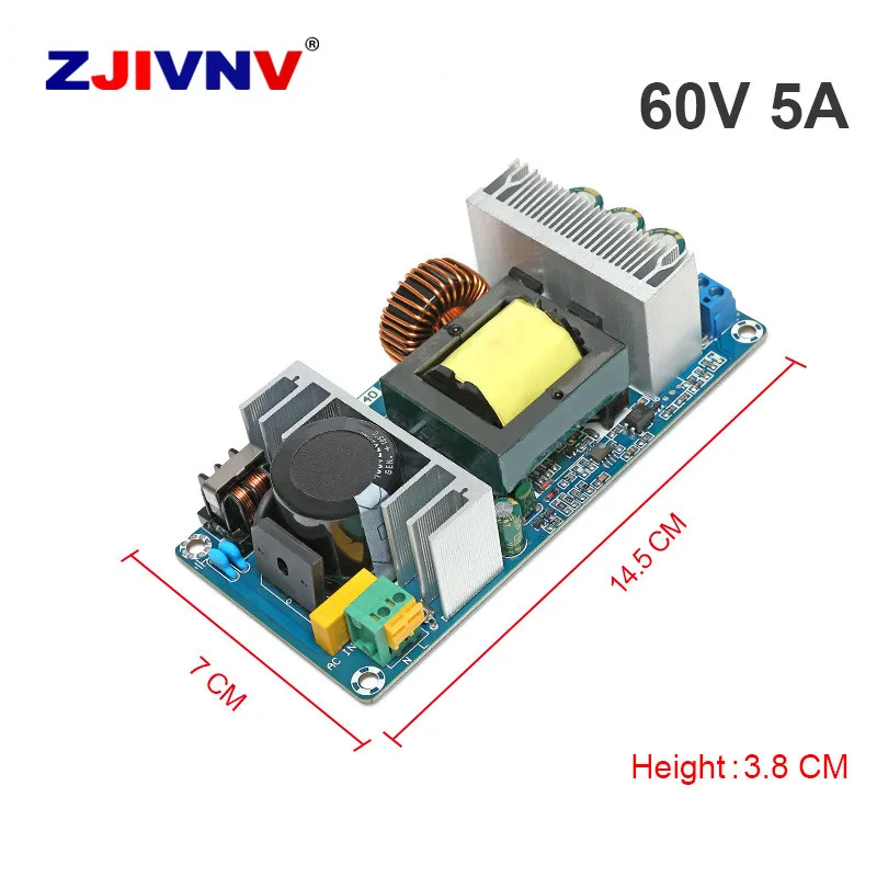 

Импульсный источник питания ZJIVNV DC-60V-5 300 Вт